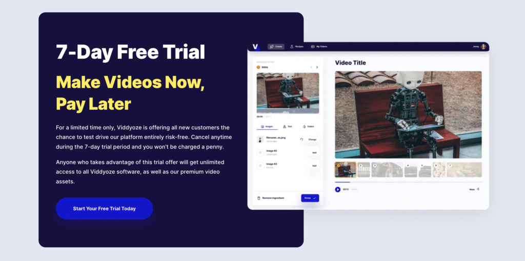 Viddyoze 7-day free trial