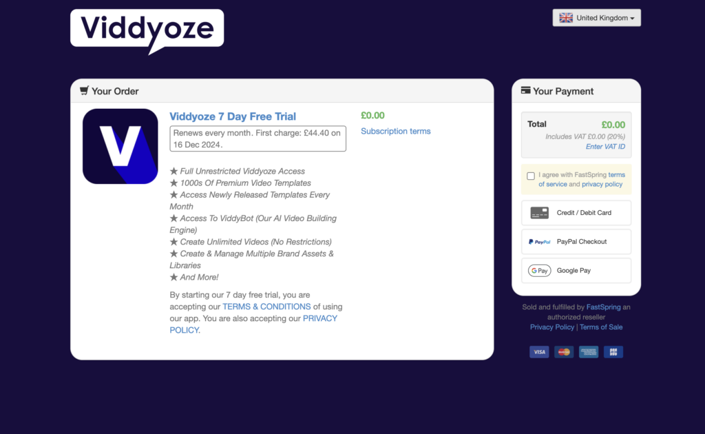 viddyoze login